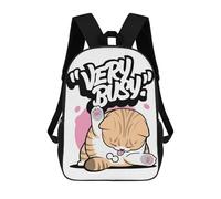 sinyumoney Cute Cat Meme Funny Sac À Dos Imprimé En 3D Pour Enfants, Sac À Dos Scolaire, Sac À Dos De Voyage Pour Enfants, Sac À Livres Grande Capacité, Sac À Dos Pour Enfants 17inch