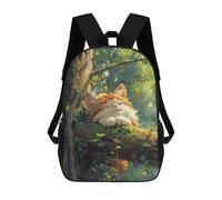 sinyumoney Cute Cat on Tree Sac À Dos Imprimé En 3D Pour Enfants, Sac D'école, Sac De Voyage Grande Capacité, Sac À Livres, Sac À Dos Pour Enfants 17inch