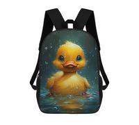 sinyumoney Cute Duckling Painting Sacs À Dos Pour Enfants, Sac À Dos Scolaire Imprimé En 3D Pour Enfants, Sac À Dos De Voyage, Sac À Livres Pour Enfants 17inch Sac D'école