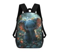 sinyumoney Cute Elephant Cartoon Sacs À Dos 17 Pouces Pour Enfants, Sacs D'école Imprimés En 3D Pour Élèves Du Primaire Et Du Collège, Garçons Et Filles