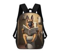 sinyumoney Cute Labrador Dog in Toile Sacs À Dos Imprimés En 3D Pour Enfants, Sacs D'école Tendance Pour Garçons, Sacs De Voyage, Sacs Scolaires Pour Élèves Du Primaire 17inch