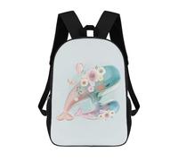 sinyumoney Cute Mommy And Baby Whale Sacs À Dos Scolaires Pour Enfants, Sac D'école Imprimé En 3D Pour Garçons, Élèves Du Primaire Et Du Collège 17inch