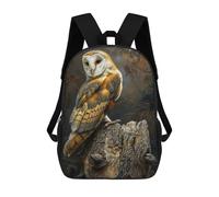 sinyumoney Cute Owl Bird Sac À Dos Scolaire Pour Filles Et Garçons, Grande Capacité, Léger, Pour Enfants Et Étudiants 17inch