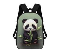 sinyumoney Cute Panda with Bamboo Leaves Sac À Dos, Cartable Imprimé En 3D, Sac À Goûter, Sac À Dos De Voyage, Sac À Dos Entre Amis, Sac À Dos Scolaire Pour Filles Et Garçons 17inch