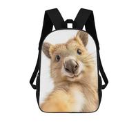 sinyumoney Cute Quokka Selfie Sac À Dos Scolaire Pour Filles Et Garçons, Grande Capacité, Léger, Pour Enfants Et Étudiants 17inch