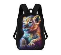 sinyumoney Cute Rainbow Baby Lion Sac À Dos Enfant, Cartable Pour Garçons Et Adolescents, Sac À Dos De Voyage, Sac À Dos Scolaire, Sac À Livres 17inch