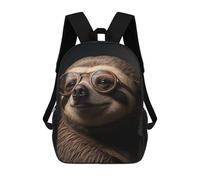 sinyumoney Cute Sloth Portrait Sacs À Dos Pour Enfants, Sac À Dos Scolaire, Sac À Dos Imprimé En 3D Pour Enfants, Sac À Dos De Voyage, Sac À Livres, Sac D'école Pour Enfants 17inch