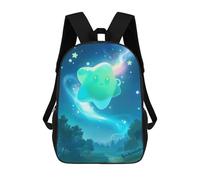 sinyumoney Cute Star in Polar Lights Sac À Dos Scolaire Enfant Tendance Et Décontracté, Sac À Dos Imprimé En 3D Pour Garçon, Grand Sac À Dos 17inch