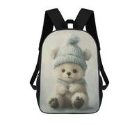 sinyumoney Cute Teddy Bear Nursery 17inch Sacs À Dos Scolaires Imprimés En 3D - Sacs À Dos Tendance Pour Garçons Du Primaire Et Du Collège