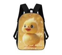 sinyumoney Cute Yellow Duckling Sac À Dos Scolaire Imprimé En 3D Pour Enfants, Sac À Dos Garçon/fille, Sac De Voyage Pour Enfants 17inch