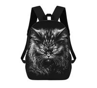 sinyumoney Cynical Expression Cat Sac À Dos Enfant Imprimé En 3D, Sac D'école Pour Garçons, Sac À Dos Cool Et Décontracté, Sac À Dos Amusant Pour Enfants Et Adolescents 17inch