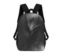 sinyumoney Dark Demon Head Artwork Sacs À Dos, Sac À Dos Enfant, Sac D'école, Sac À Dos De Voyage Imprimé En 3D, Accessoire De Mode, Sac À Dos Imperméable Pour Enfants 17inch