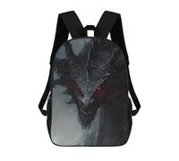 sinyumoney Dark Fantasy Dragon Artwork -2 Sacs À Dos Pour Enfants, Cartables 3D Personnalisés Pour Garçons Et Filles, Grands Sacs À Dos Scolaires Décontractés 17inch