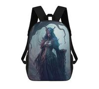 sinyumoney Dark Forest Mystic Sac À Dos Scolaire Pour Enfants, Imprimé En 3D, Pour Garçons, Élèves Du Primaire Et Du Collège 17inch