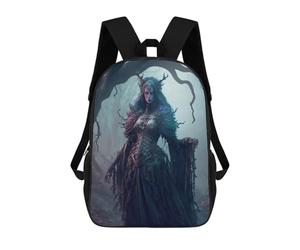 sinyumoney Dark Forest Mystic Sac À Dos Scolaire Pour Enfants, Imprimé En 3D, Pour Garçons, Élèves Du Primaire Et Du Collège 17inch