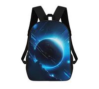 sinyumoney Deep Blue Planet Space Sac À Dos Scolaire Pour Filles Et Garçons, Grand Sac À Dos Léger Pour Enfants Et Étudiants 17inch