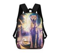 sinyumoney Deity of The Desert Sacs À Dos Scolaires Pour Enfants, Sac D'école Imprimé En 3D Pour Garçons, Élèves Du Primaire Et Du Collège 17inch
