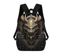 sinyumoney Devil Golden King Dragon Sacs À Dos Tendance Imprimés En 3D 17inch Sac D'école Décontracté Pour Enfants, Garçons, Élèves Du Primaire Et Du Collège