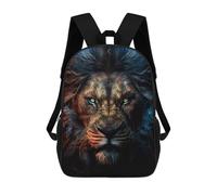 sinyumoney Digital Lion Portrait Sac À Dos, Cartable Imprimé En 3D, Sac À Goûter, Sac À Dos De Voyage, Sac À Dos Entre Amis, Sac À Dos Scolaire Pour Filles Et Garçons 17inch