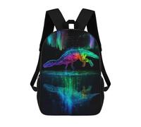 sinyumoney Dinosaur Aurora Borealis Sacs À Dos Pour Garçons, Cartables Imprimés En 3D, Sacs À Dos De Voyage Tendance Pour Garçons (primaire, Collège) 17inch
