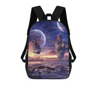 sinyumoney Distant Fantasy Worlds Sac À Dos Imprimé 3D Pour Enfants, Sac À Dos Léger Pour Écoliers Et Écoliers, Sac À Goûter Pour La Crèche 17inch