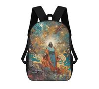 sinyumoney Divine Creation A Cosmic Vision Sac À Dos Scolaire Pour Enfants, Grand Sac À Dos 3D, Cadeau Pour Enfants 17inch
