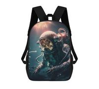 sinyumoney Diving Into The Unknown Sac À Dos Scolaire Pour Filles Et Garçons, Grand Sac À Dos Léger Pour Enfants Et Étudiants 17inch