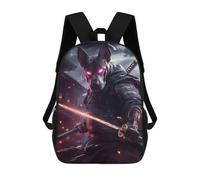 sinyumoney Dog Basset Hound Samurai Warrior Sac À Dos Enfant, Sac À Dos Anime, Grand Sac À Dos Enfant, Sac À Dos Imprimé En 3D Pour Enfants, Cartable, Cartable Pour Garçons Et Filles 17inch