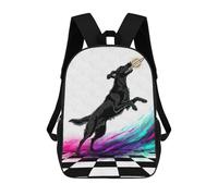 sinyumoney Dog Catching Planet Sac À Dos Enfant Tendance Et Amusant, Sac À Dos Pour Garçons Et Adolescents, Sac D'école Imprimé En 3D Pour Garçons 17inch