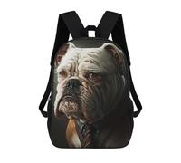 sinyumoney Dog Wearing Glasses Sac À Dos Imprimé En 3D Pour Garçons, Sac D'école Grande Capacité, Sac De Voyage, Sac À Livres, Sac D'école Pour Garçons, Mochila 17inch