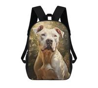 sinyumoney Dogo Argentino 17inch Sacs À Dos Scolaires Imprimés En 3D - Sacs À Dos Tendance Pour Garçons Du Primaire Et Du Collège