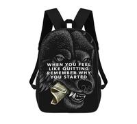 sinyumoney Dont Quit Motivation Sac À Dos Enfant, Cartable, Sacs À Dos Scolaires Imprimés En 3D Pour Élèves Du Primaire Et Du Collège, Cadeau D'anniversaire Pour Adolescents 17inch