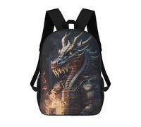 sinyumoney Dragon Adorable Sacs À Dos Scolaires Pour Enfants, Sac D'école Imprimé En 3D Pour Garçons, Élèves Du Primaire Et Du Collège 17inch