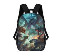 sinyumoney Dragon Battle Royale Sac À Dos Enfant Imprimé En 3D, Sac D'école Pour Garçons, Sac À Dos Cool Et Décontracté, Sac À Dos Amusant Pour Enfants Et Adolescents 17inch