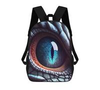 sinyumoney Dragon Eye Artwork Sacs À Dos Pour Enfants, Cartables, Sacs À Dos Scolaires Imprimés En 3D, Sacs À Dos De Voyage Tendance Pour Enfants (primaire, Collège) 17inch