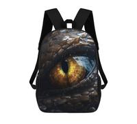 sinyumoney Dragon Eye Close-Up-5 Sac À Dos Scolaire Pour Adolescents, Imprimé En 3D, Ajustable, À Poches Tendance, Pour Enfants, Garçons, Filles, Étudiants Et Adolescents 17inch