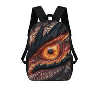 sinyumoney Dragon Eyes Fire Sac À Dos Scolaire, Sac À Dos Pour Garçons Et Adolescents, Cadeau, Sac À Dos Imprimé En 3D, Sac À Dos Scolaire, Sac À Livres 17inch