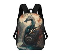 sinyumoney Dragon in Autumn Forest Sac À Dos Enfant, Cartable, Sacs À Dos Scolaires Imprimés En 3D Pour Élèves Du Primaire Et Du Collège, Cadeau D'anniversaire Pour Adolescents 17inch