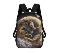 sinyumoney Dragon Moon Fantasy -6 Sacs À Dos Scolaires Pour Garçons Et Filles, Sacs À Dos Décontractés Pour Le Sport, Sacs À Dos De Grande Capacité Pour L'école Primaire 17inch