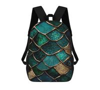 sinyumoney Dragon Skin Kintsugi Art Sac À Dos Scolaire Pour Enfants, Sac D'école Imprimé En 3D, Sac D'école Tendance Pour Garçons, Élèves Du Primaire Et Du Collège 17inch