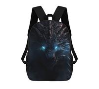 sinyumoney Dragon with Blue Eyes Sac À Dos Scolaire Pour Enfants, Imprimé En 3D, Tendance Et Décontracté, Pour Garçons, Élèves Du Primaire Et Du Collège 17inch