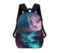 sinyumoney Dreams of Japanese Nature Sac À Dos Pour Enfants, Impression 3D, Sac D'école Pour Garçons Et Filles, Sac À Dos Tendance Et Décontracté Pour Écoliers 17inch