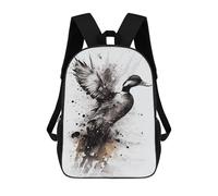 sinyumoney Duck Black And White Sac À Dos Scolaire Pour Filles Et Garçons, Grand Sac À Dos Léger Pour Enfants Et Étudiants 17inch