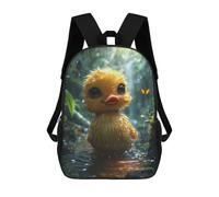 sinyumoney Duckling Cartoon Animal Sacs À Dos Pour Enfants, Sac À Dos Scolaire Imprimé En 3D Pour Enfants, Sac À Dos De Voyage, Sac À Livres Pour Enfants 17inch Sac D'école