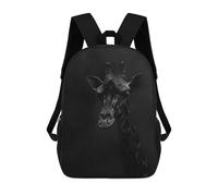 sinyumoney Dystopian Giraffe Portrait Sac À Dos Imprimé En 3D Pour Garçons, Sac D'école Grande Capacité, Sac De Voyage, Sac À Livres, Sac D'école Pour Garçons, Mochila 17inch