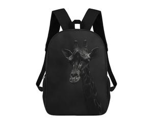 sinyumoney Dystopian Giraffe Portrait Sac À Dos Imprimé En 3D Pour Garçons, Sac D'école Grande Capacité, Sac De Voyage, Sac À Livres, Sac D'école Pour Garçons, Mochila 17inch