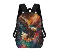 sinyumoney Eagle Art Print, Abstract Painting Sac À Dos Imprimé Pour Enfants, Sac D'école, Sac De Voyage Pour Adultes Et Enfants 17inch