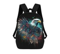 sinyumoney Eagle Art Print Poster-1 Sac À Dos Scolaire Imprimé En 3D Pour Garçons Et Filles, Sac À Dos Pour Enfants, Sac De Voyage 17inch