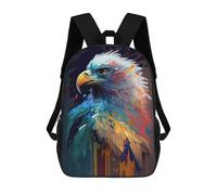sinyumoney Eagle Art Style 6 Sacs À Dos Pour Enfants, Sac À Dos Scolaire, Sac À Dos Imprimé En 3D Pour Enfants, Sac À Dos De Voyage, Sac À Livres, Sac D'école Pour Enfants 17inch