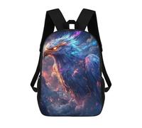 sinyumoney Eagle Fantasy Artwork 17inch Sacs À Dos Scolaires Imprimés En 3D - Sacs À Dos Tendance Pour Garçons Du Primaire Et Du Collège